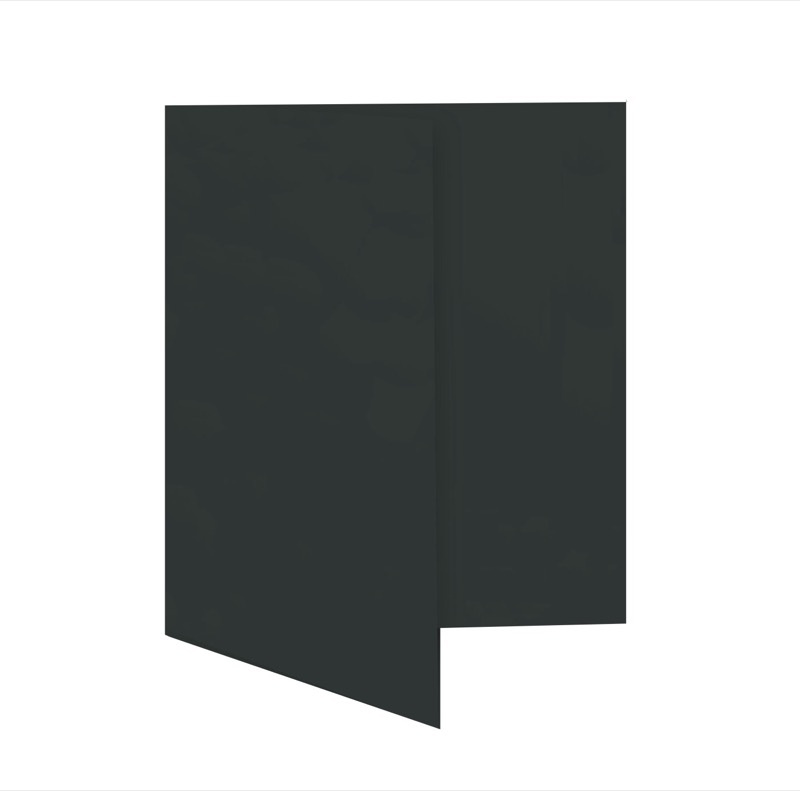 cartes pliantes colorées noir 115 x 170 mm | 230 g/qm offset | sans fenêtre | pas de fermeture | pas de rabat | 50 pièces
