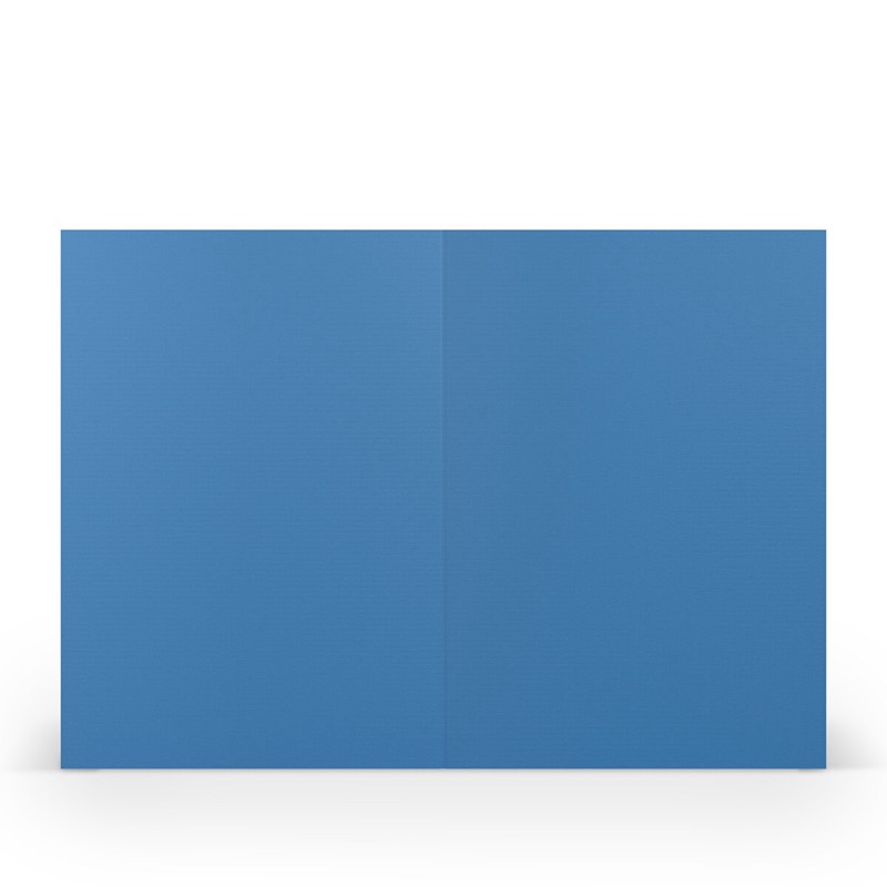 cartes pliantes (portrait) Bleu (Bleu dur) 120 x 169 mm