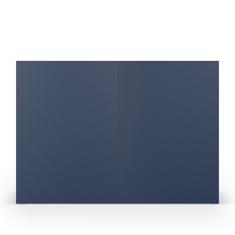 cartes pliantes (portrait) Bleu (Blue-jeans) 120 x 169 mm