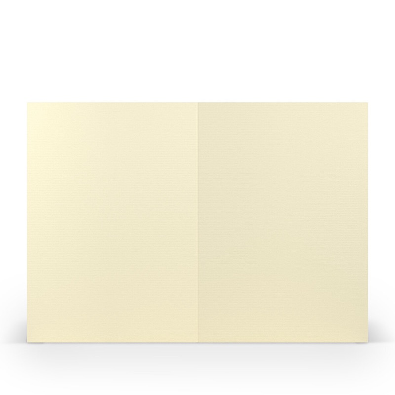 cartes pliantes (portrait) Crème (Chamois) 120 x 169 mm
