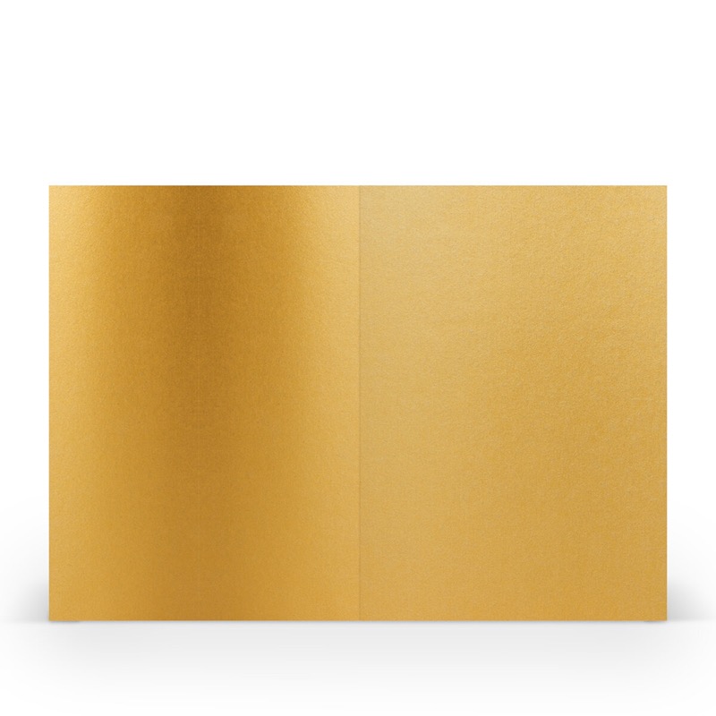 cartes pliantes (portrait) Doré 120 x 169 mm