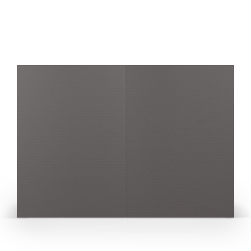 cartes pliantes (portrait) Gris (Ardoise) 120 x 169 mm