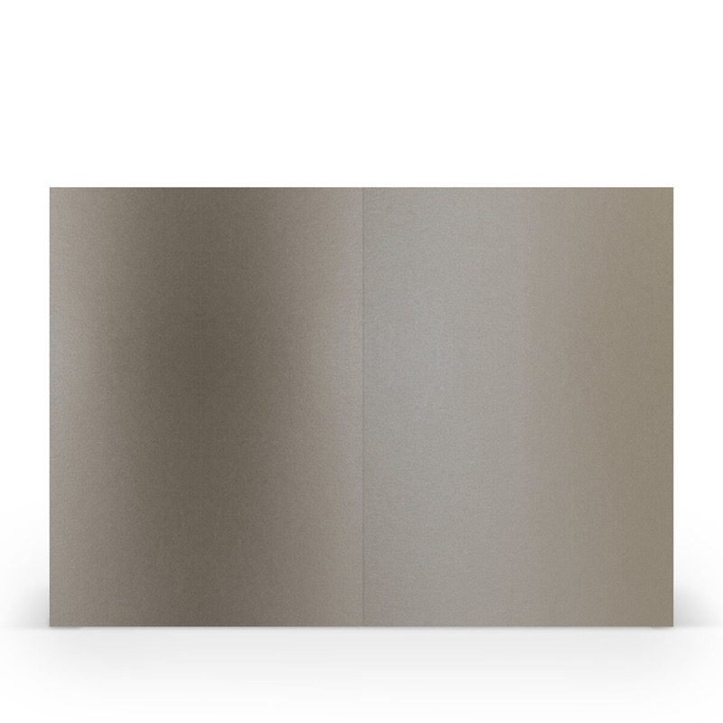 cartes pliantes (portrait) Gris (Gris taupe) 120 x 169 mm