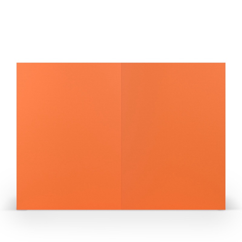 cartes pliantes (portrait) Orange 120 x 169 mm
