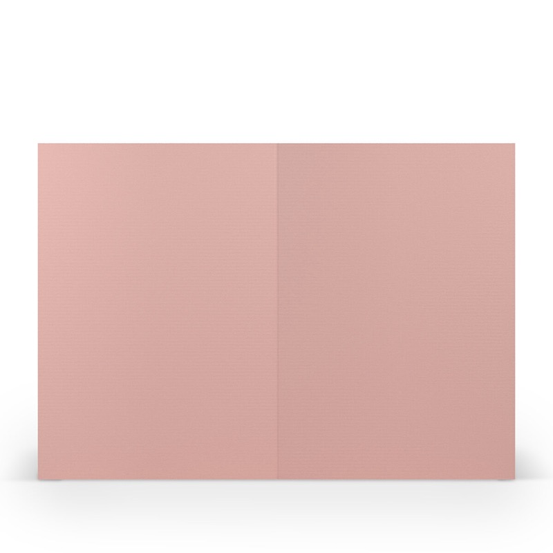 cartes pliantes (portrait) Rose (Vieux rose) 120 x 169 mm