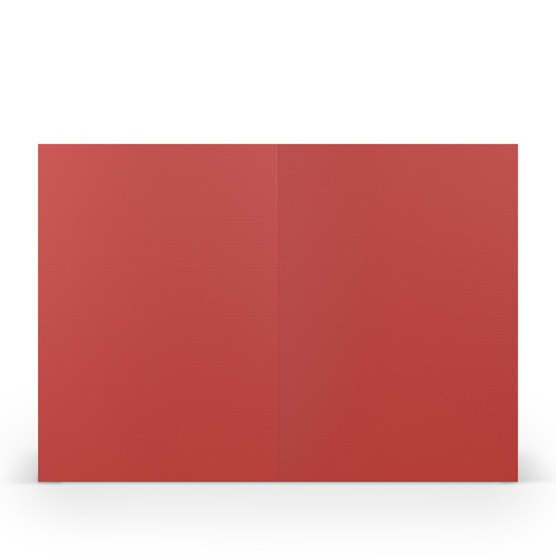 cartes pliantes (portrait) Rouge (Rouge tomate) 120 x 169 mm