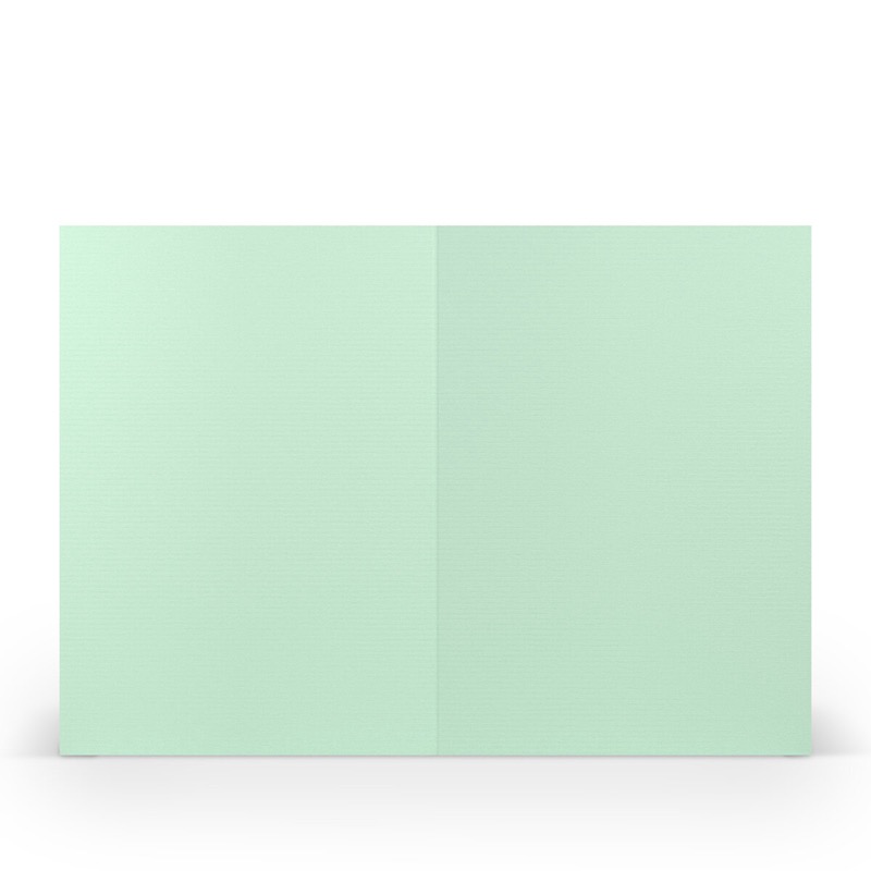 cartes pliantes (portrait) Vert (Menthe) 120 x 169 mm