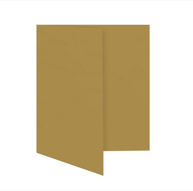 cartes pliantes colorées marron (marron cappuccino) 120 x 170 mm (din b6) | 230 g/qm offset | sans fenêtre | pas de fermeture | pas de rabat | 50 pièces