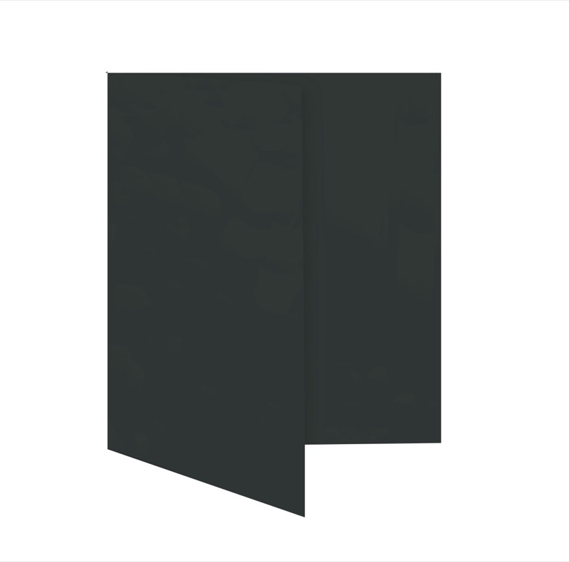 cartes pliantes colorées noir 120 x 170 mm (din b6) | 230 g/qm offset | sans fenêtre | pas de fermeture | pas de rabat | 50 pièces