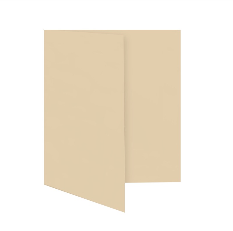 cartes pliantes colorées orange (corail) 120 x 170 mm (din b6) | 230 g/qm offset | sans fenêtre | pas de fermeture | pas de rabat | 50 pièces