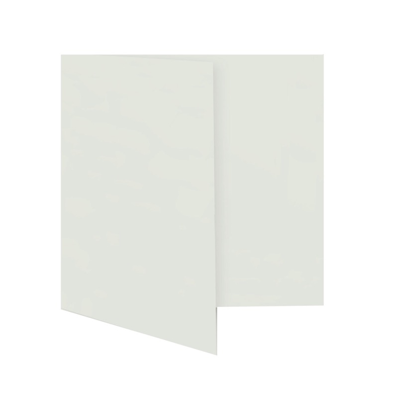 cartes pliantes blanc (blanc naturel biotope) 130 x 130 mm | 230 g/qm offset | sans fenêtre | pas de fermeture | pas de rabat | 50 pièces