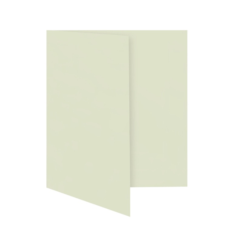 cartes pliantes colorées crème (champagne) 130 x 130 mm | 230 g/qm offset | sans fenêtre | pas de fermeture | pas de rabat | 50 pièces