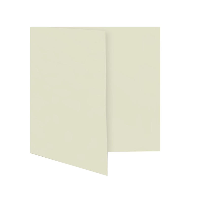 cartes pliantes colorées crème (éclairage aux bougies) 130 x 130 mm | 250 g/qm offset | sans fenêtre | pas de fermeture | pas de rabat | 50 pièces