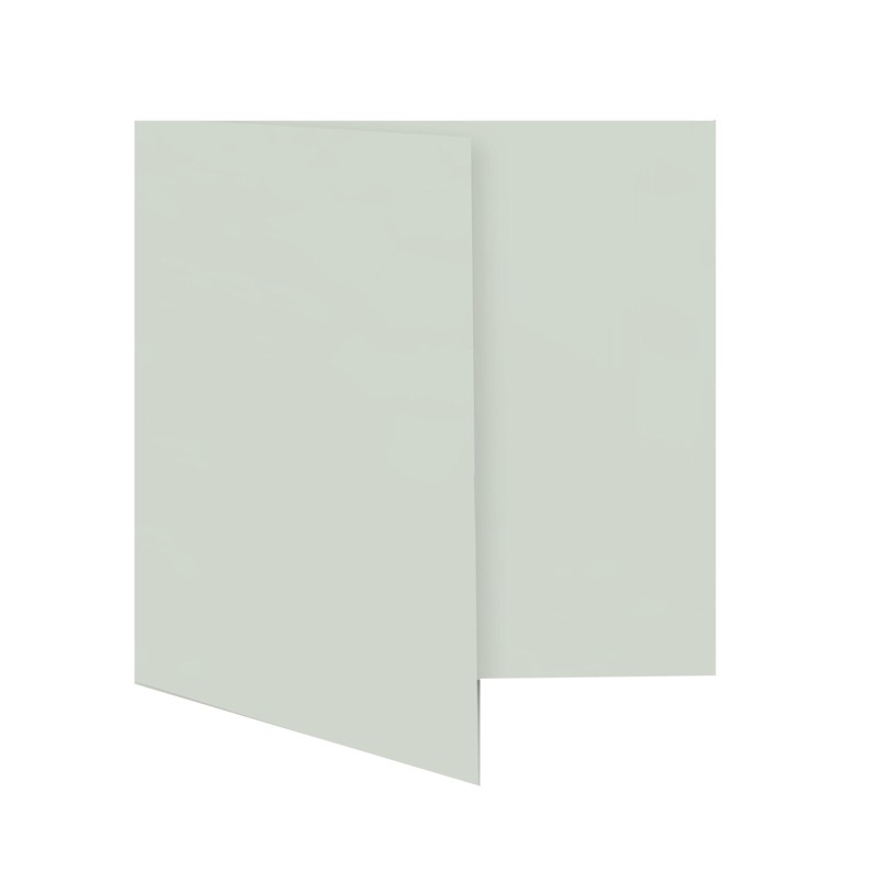 cartes pliantes colorées gris (flanelle) 130 x 130 mm | 230 g/qm offset | sans fenêtre | pas de fermeture | pas de rabat | 50 pièces