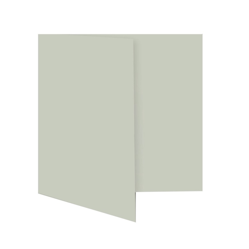 cartes pliantes colorées gris (gris dauphin) 130 x 130 mm | 230 g/qm offset | sans fenêtre | pas de fermeture | pas de rabat | 50 pièces