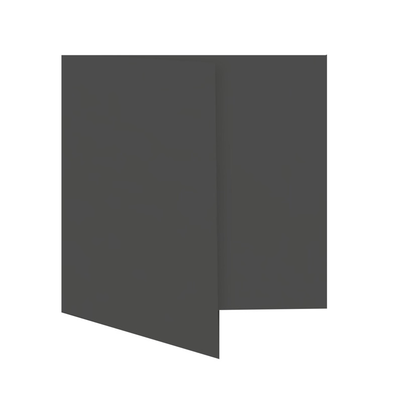 cartes pliantes colorées gris (gris foncé) 130 x 130 mm | 230 g/qm offset | sans fenêtre | pas de fermeture | pas de rabat | 50 pièces