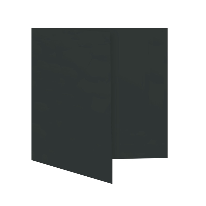 cartes pliantes colorées noir 130 x 130 mm | 230 g/qm offset | sans fenêtre | pas de fermeture | pas de rabat | 50 pièces