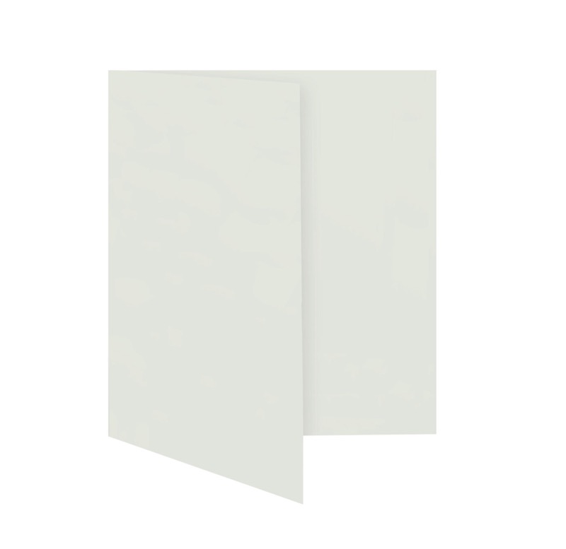 cartes pliantes blanc (blanc naturel biotope) 148 x 210 mm (din a5) | 230 g/qm offset | sans fenêtre | pas de fermeture | pas de rabat | 50 pièces