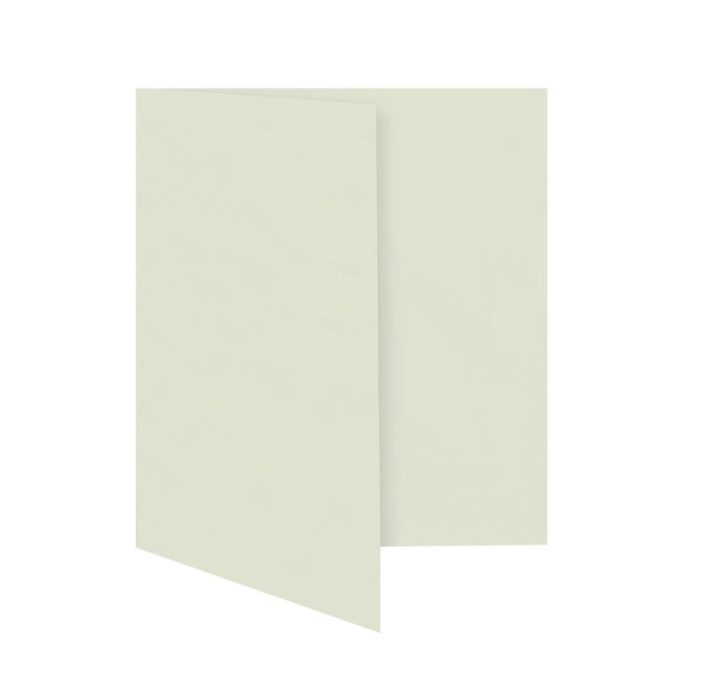 cartes pliantes colorées crème (coquille d'oeuf blanc) 148 x 210 mm (din a5) | 250 g/qm offset | sans fenêtre | pas de fermeture | pas de rabat | 50 pièces