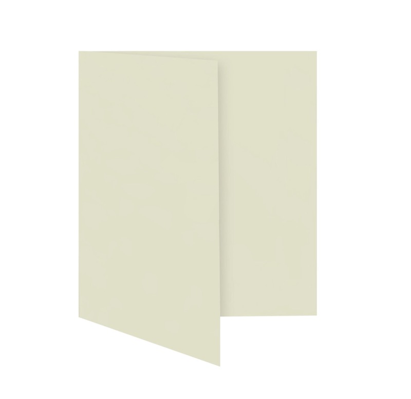 cartes pliantes colorées crème (éclairage aux bougies) 148 x 210 mm (din a5) | 250 g/qm offset | sans fenêtre | pas de fermeture | pas de rabat | 50 pièces