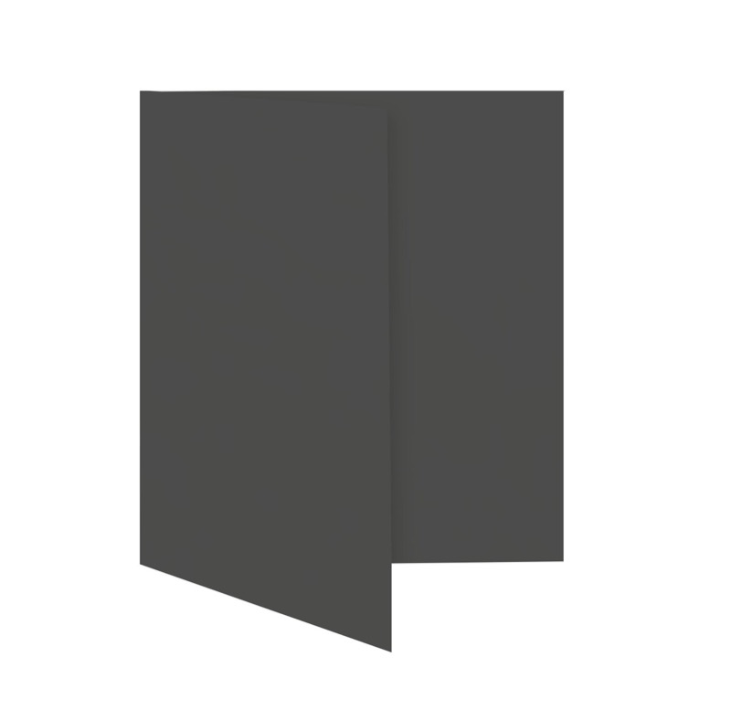 cartes pliantes colorées gris (gris foncé) 148 x 210 mm (din a5) | 230 g/qm offset | sans fenêtre | pas de fermeture | pas de rabat | 50 pièces