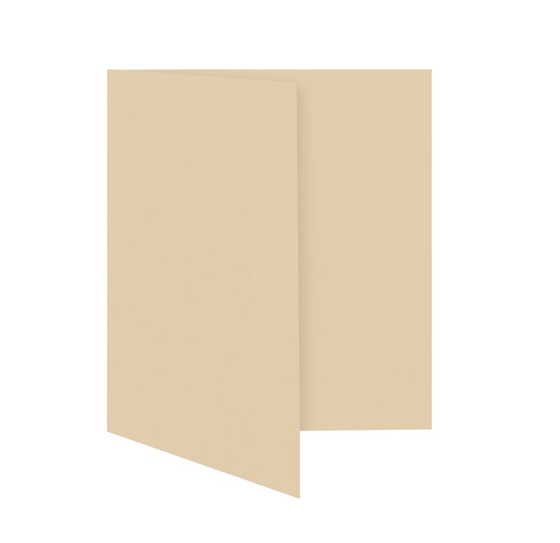 cartes pliantes colorées orange (corail) 148 x 210 mm (din a5) | 230 g/qm offset | sans fenêtre | pas de fermeture | pas de rabat | 50 pièces
