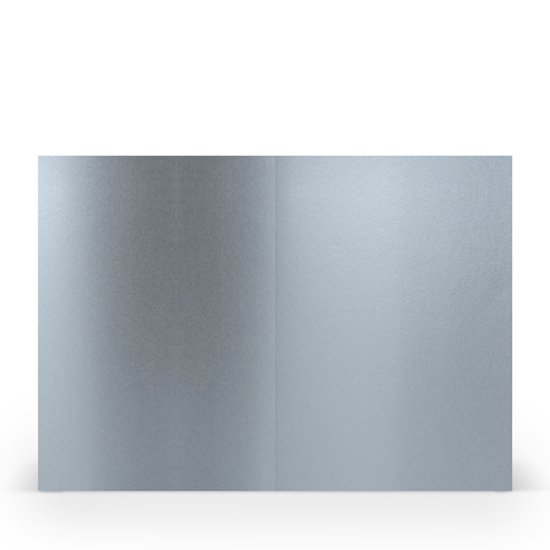 cartes pliantes (portrait) Argent 148 x 210 mm