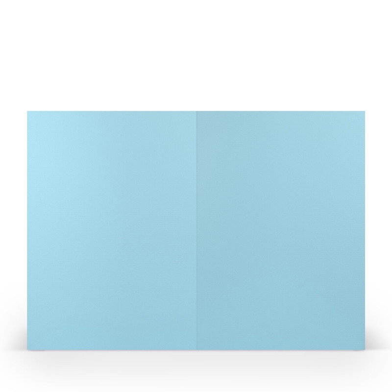 cartes pliantes (portrait) Bleu (Bleu délavé) 148 x 210 mm