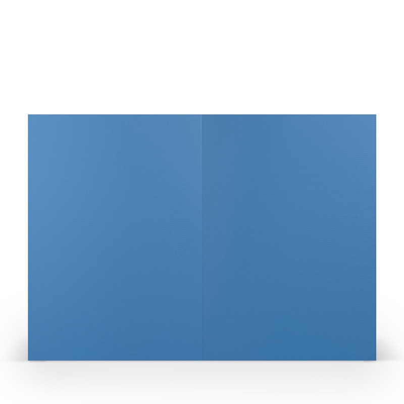 cartes pliantes (portrait) Bleu (Bleu dur) 148 x 210 mm