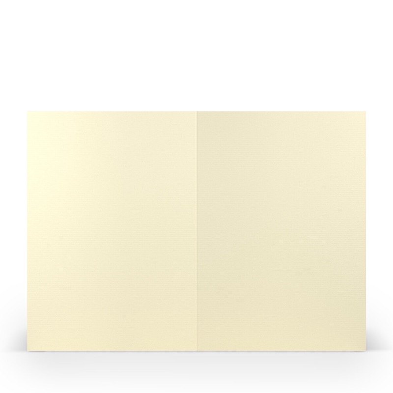 cartes pliantes (portrait) Crème (Chamois) 148 x 210 mm