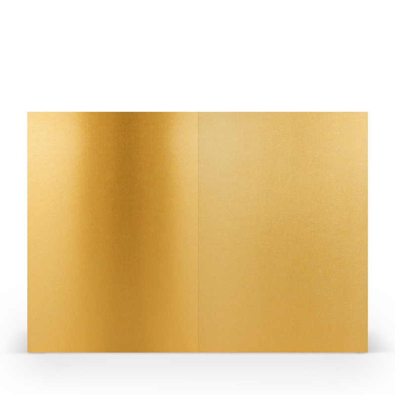 cartes pliantes (portrait) Doré 148 x 210 mm