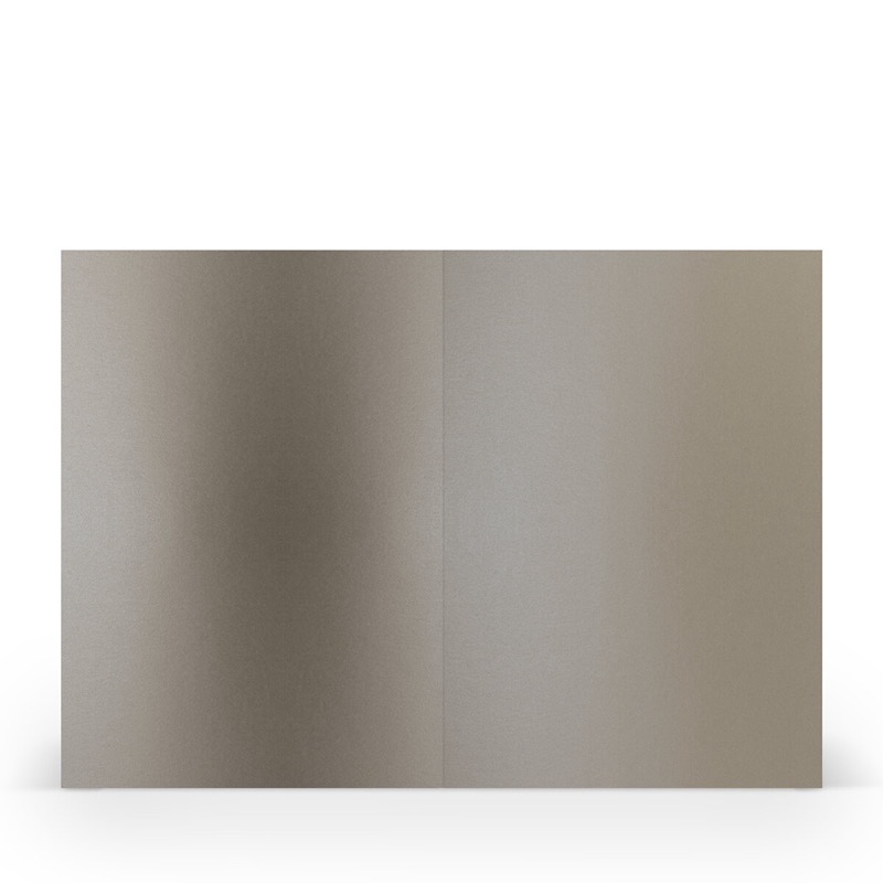 cartes pliantes (portrait) Gris (Gris taupe) 148 x 210 mm