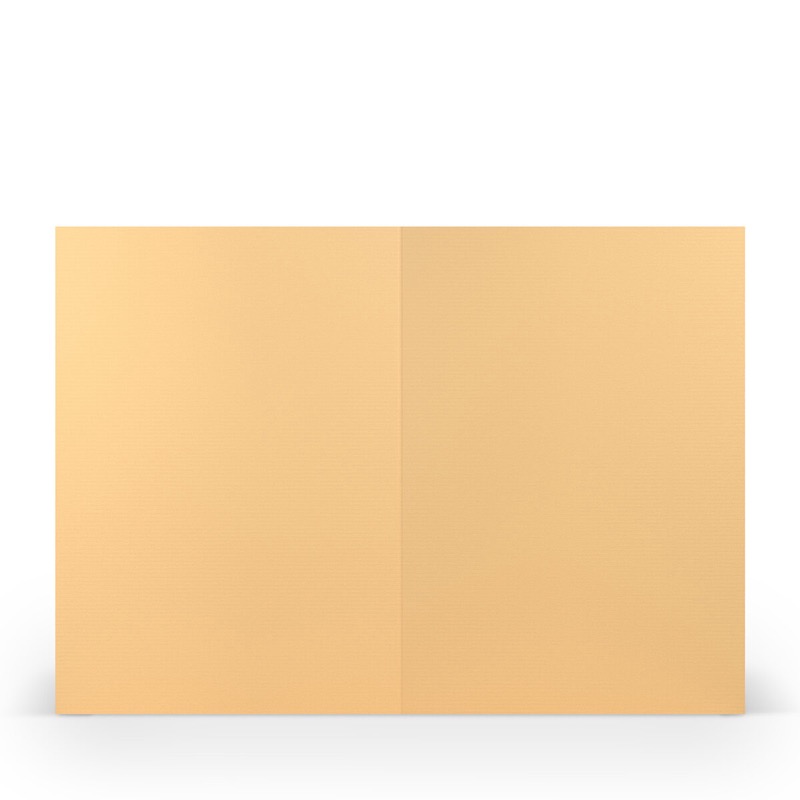 cartes pliantes (portrait) Jaune (Jaune melon) 148 x 210 mm