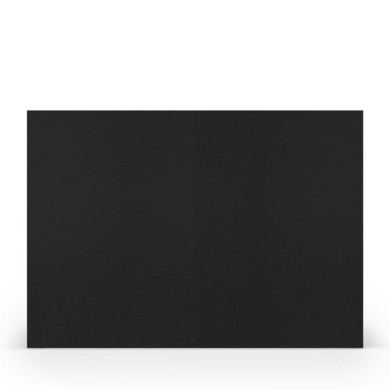 cartes pliantes (portrait) Noir 148 x 210 mm