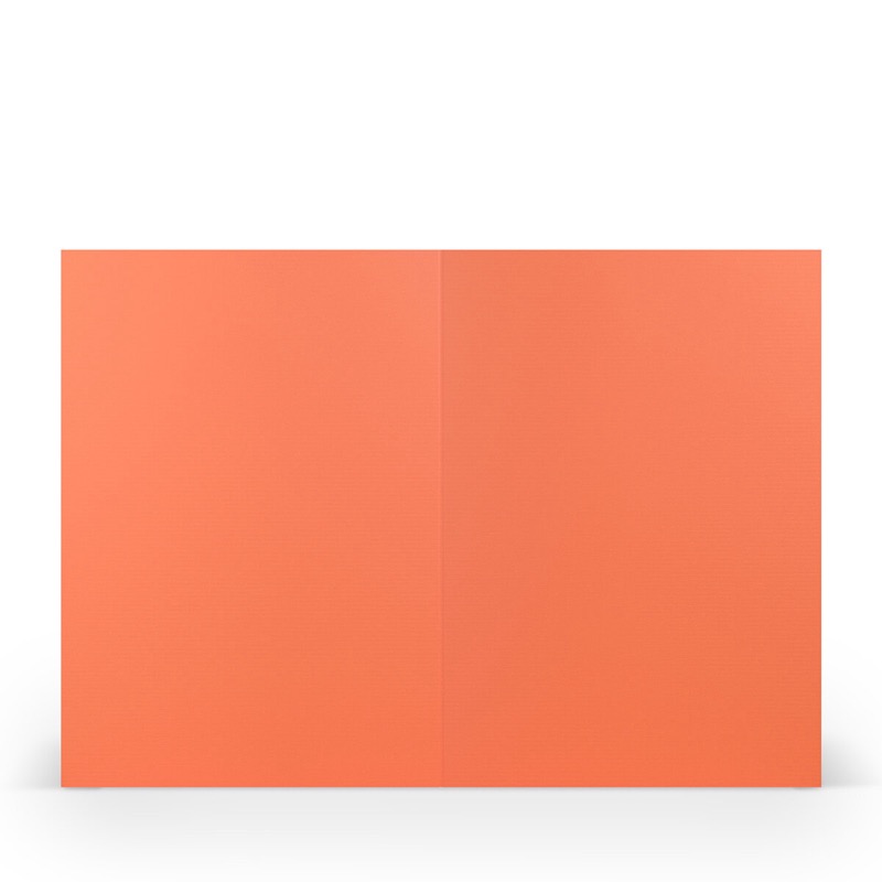 cartes pliantes (portrait) Rose (Corail) 148 x 210 mm