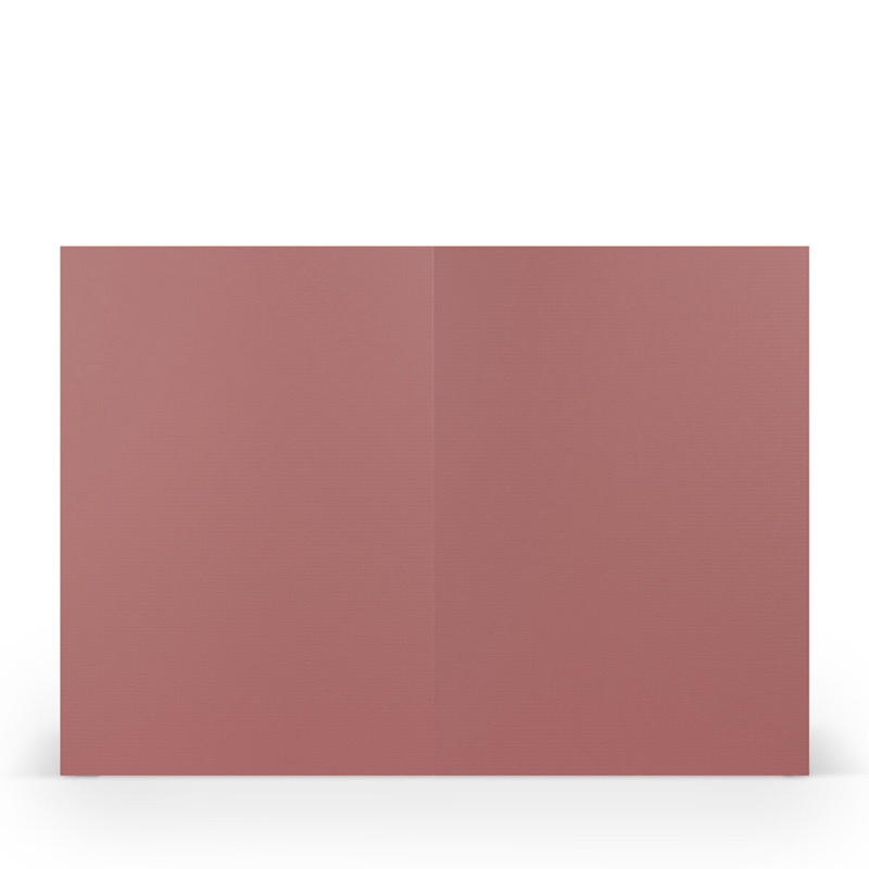 cartes pliantes (portrait) colorées rose (hortensia) 148 x 210 mm (din a5) | 220 g/qm côtelé (paperado) | sans fenêtre | pas de fermeture | pas de rabat | 50 pièces