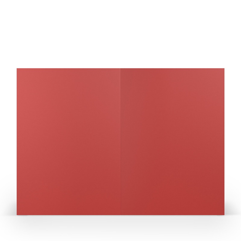 cartes pliantes (portrait) Rouge (Rouge tomate) 148 x 210 mm