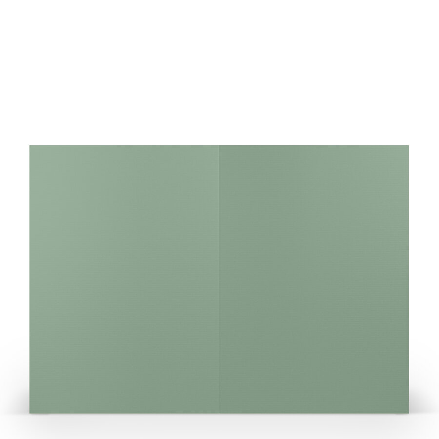 cartes pliantes (portrait) Vert (Eucalyptus) 148 x 210 mm