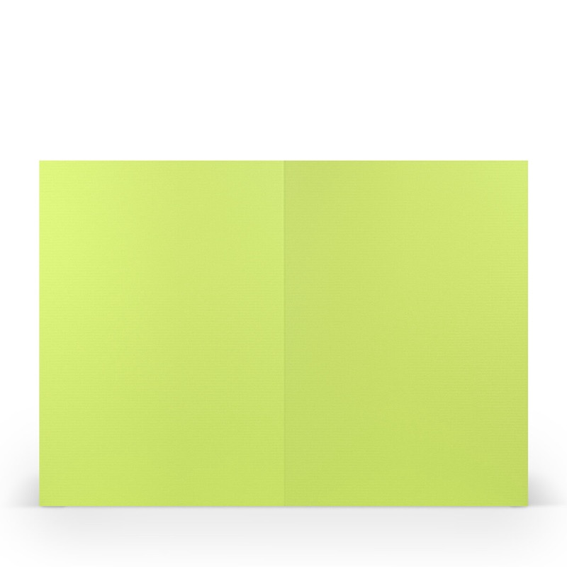cartes pliantes (portrait) Vert (Vert de mai) 148 x 210 mm