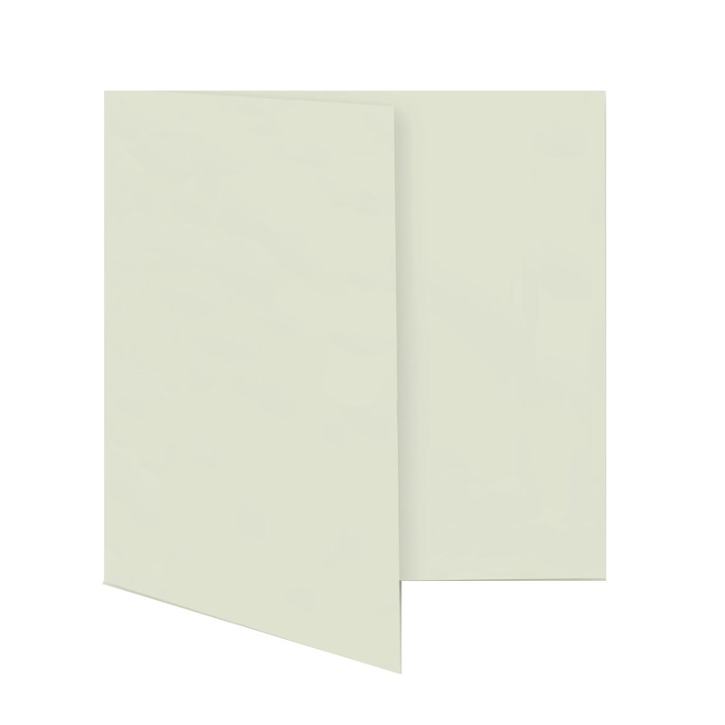 cartes pliantes colorées crème (coquille d'oeuf blanc) 150 x 150 mm | 250 g/qm offset | sans fenêtre | pas de fermeture | pas de rabat | 50 pièces