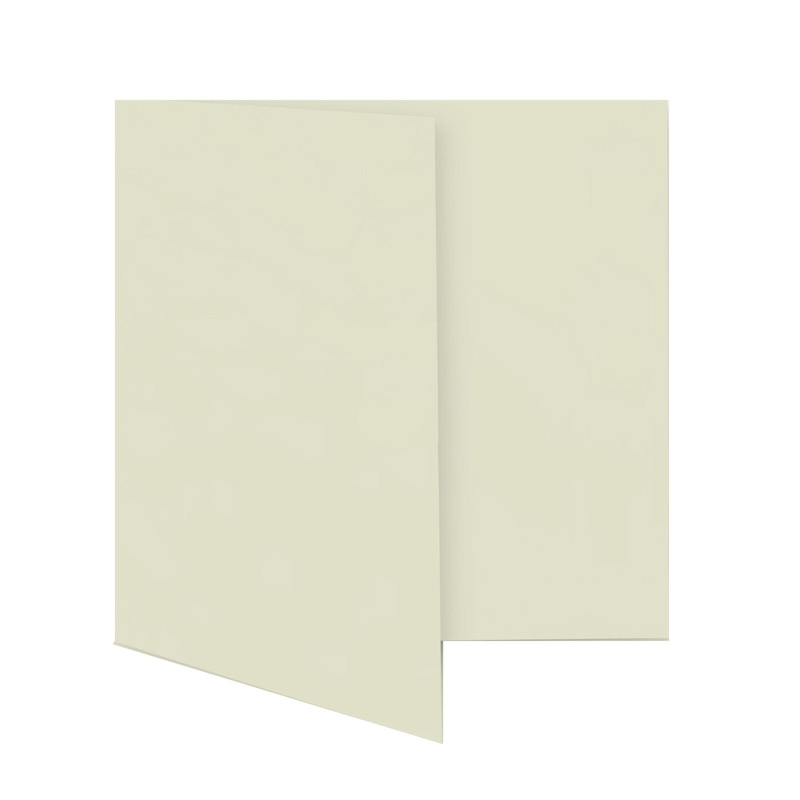 cartes pliantes colorées crème (éclairage aux bougies) 150 x 150 mm | 250 g/qm offset | sans fenêtre | pas de fermeture | pas de rabat | 50 pièces