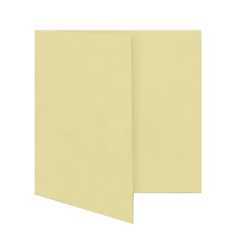 cartes pliantes colorées crème (grain) 150 x 150 mm | 230 g/qm offset | sans fenêtre | pas de fermeture | pas de rabat | 50 pièces