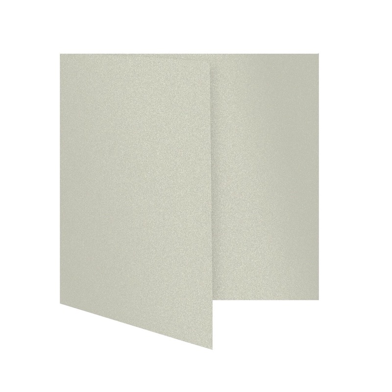 cartes pliantes colorées crème (perle glamoureuse) 150 x 150 mm | 240 g/qm brillant | sans fenêtre | pas de fermeture | pas de rabat | 50 pièces