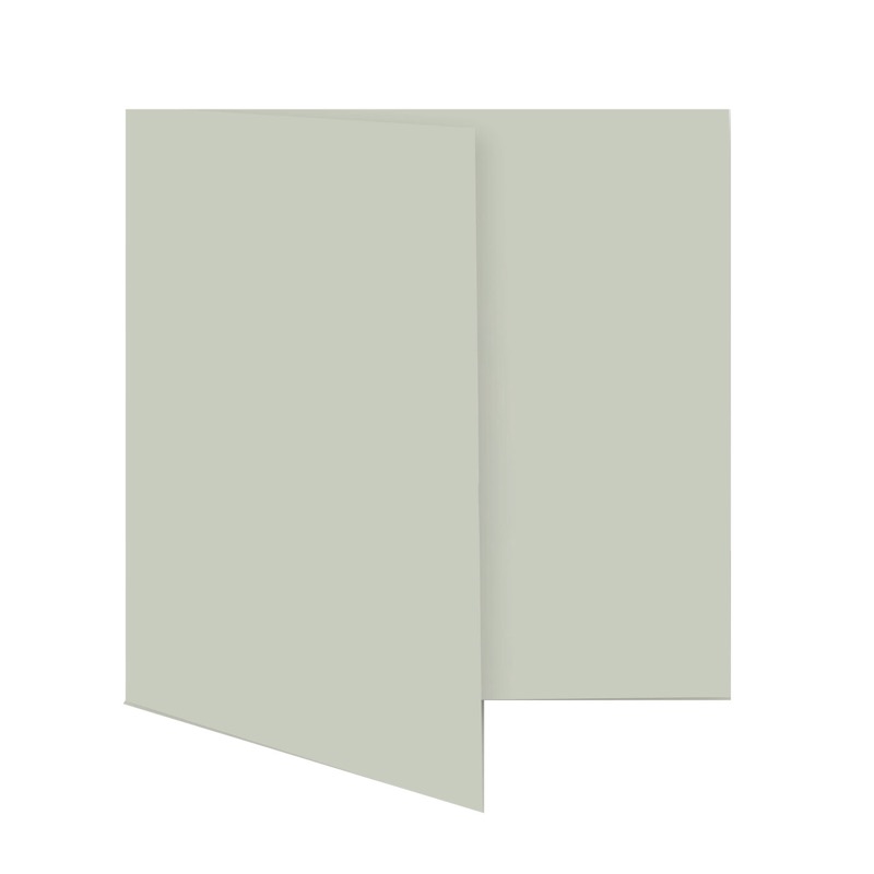 cartes pliantes colorées gris (gris dauphin) 150 x 150 mm | 230 g/qm offset | sans fenêtre | pas de fermeture | pas de rabat | 50 pièces