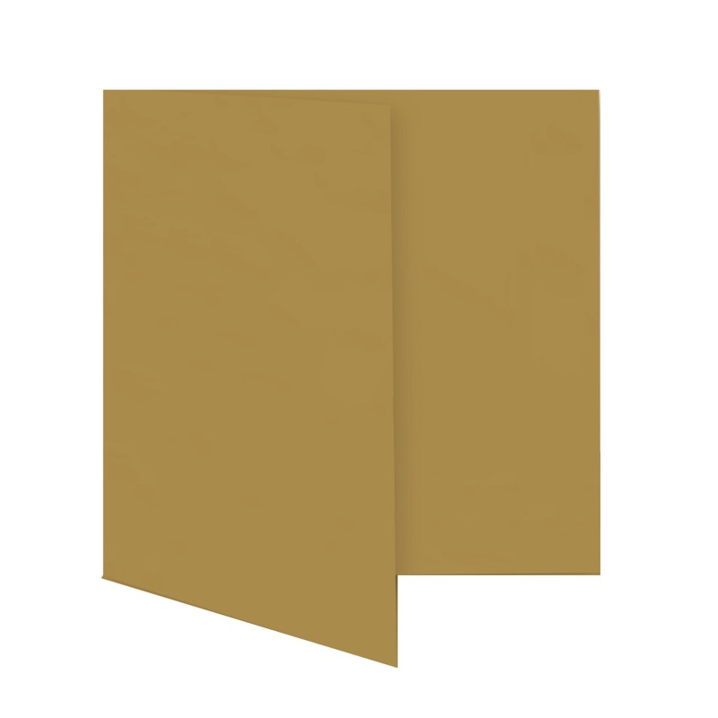 cartes pliantes colorées marron (marron cappuccino) 150 x 150 mm | 230 g/qm offset | sans fenêtre | pas de fermeture | pas de rabat | 50 pièces
