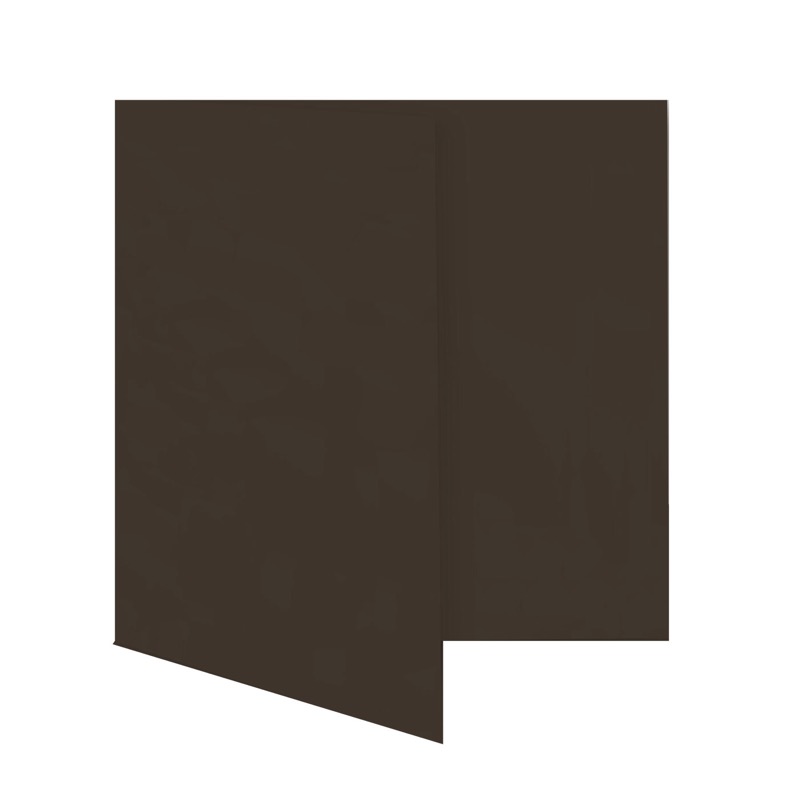 cartes pliantes colorées marron (mocassin marron royal) 150 x 150 mm | 270 g/qm soyeux lisse | sans fenêtre | pas de fermeture | pas de rabat | 50 pièces