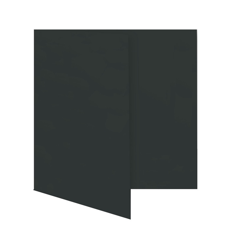 cartes pliantes colorées noir 150 x 150 mm | 230 g/qm offset | sans fenêtre | pas de fermeture | pas de rabat | 50 pièces