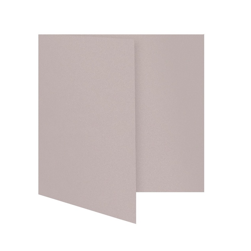 cartes pliantes colorées rose (rosé glamoureux) 150 x 150 mm | 300 g/qm brillant | sans fenêtre | pas de fermeture | pas de rabat | 50 pièces