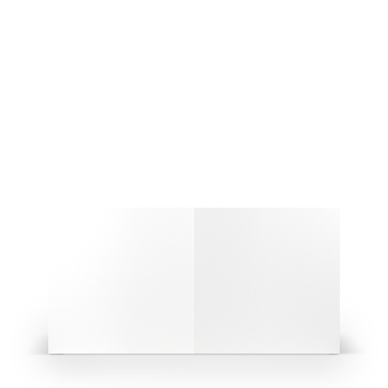cartes pliantes (carré) Blanc 157 x 157 mm