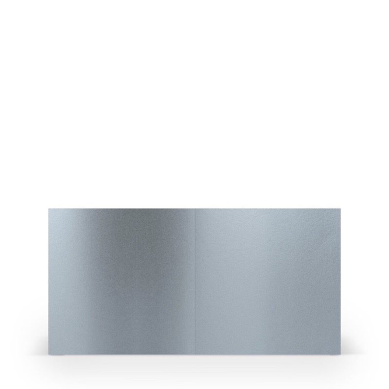 cartes pliantes (carré) Argent 157 x 157 mm